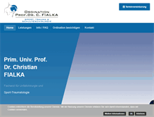 Tablet Screenshot of fialka.org